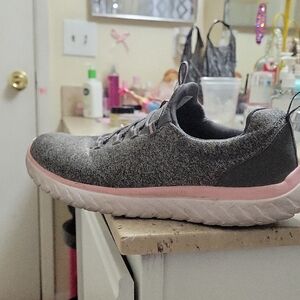 Athletic Works Gray and Pink Women's Sneakers